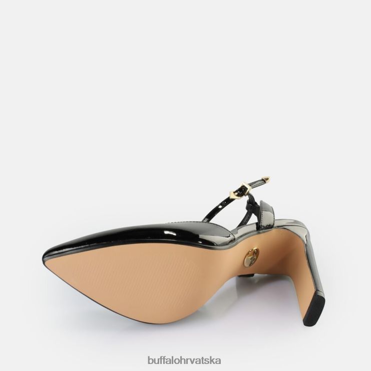 crno Buffalo jolie vamp sandale na petu veganske |sandale TDD6T331